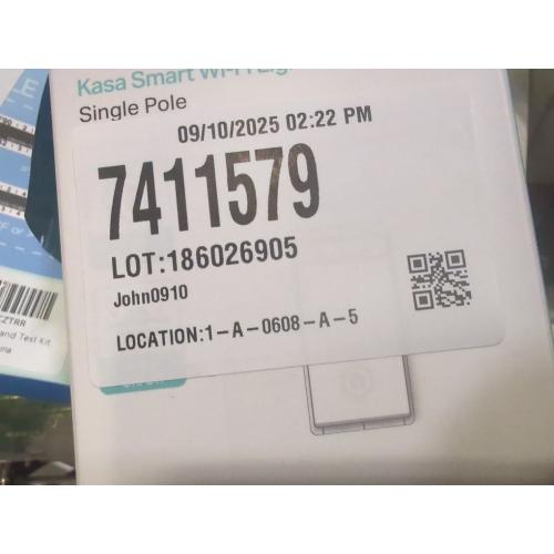 TP-LINK Kasa Smart Wi-Fi Light Dimmer Switch, White