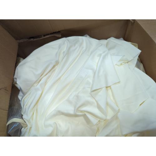 NSSONBEN 8 pk Ivory Round Spandex Tablecloth 72 in with Ruffled Skirt,Wrinkle Free High-Stretch 132 inch Fitted 6ft Cream Table Cloths Round Spandex Table Covers 6ft for Party Wedding Banquet Dinning