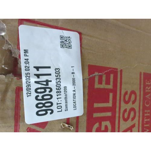 Gold Bathroom Mirror 24 x 24 Brushed Gold Square Rustic Rectangle Metal Framed Barn Door Farmhouse Bathroom Vanity Mirror for Over Sink, Foyer Entryway Decor