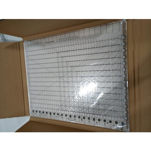 17-3/4 x 22in XL Slotted Quilting Ruler, Particularly Precise & Not Easy to Break, Quilting Templates Supplies for Fabric Strip, Rotary Cutting, Sewing, Patchwork and Crafting-1 Year