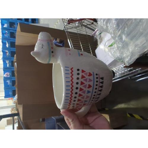3D Shaped LLama Animal Coffee Color Changing Mug is Perfect for llama or Alpaca Lovers 12 fl ozs Fun Novelty Item