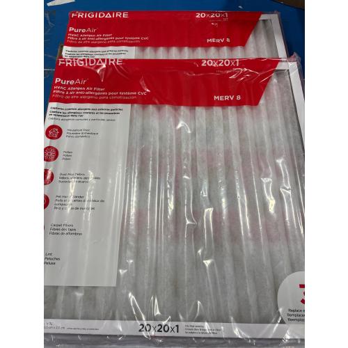 Frigidaire HVAC Allergen  Air filter.             20 x 20 x 1