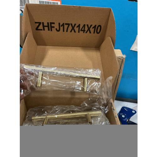 Ravinte 30 Pack 5 Inch Cabinet Pulls Brushed Brass Stainless Steel Kitchen Drawer Pulls Cabinet Handles 5”Length, 3” Hole Center