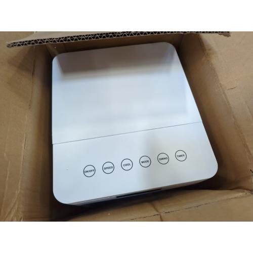 Evaporative Air Cooler, 6L Windowless Portable Air Conditioners, 4-IN-1 Swamp Cooler with 4 Ice Packs, 4 Modes & 3 Speeds, Auto Oscillating, 12H Timer, 17FT Remote, Cooling Fan for Office, Home