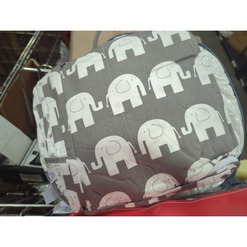 Color Grey elephants Baby Lounger - Breathable & Soft Baby Nest, Portable and Lightweight Tummy Time Lounger for Home and Travel, Ideal Newborn Babies Essentials Baby Shower Gifts