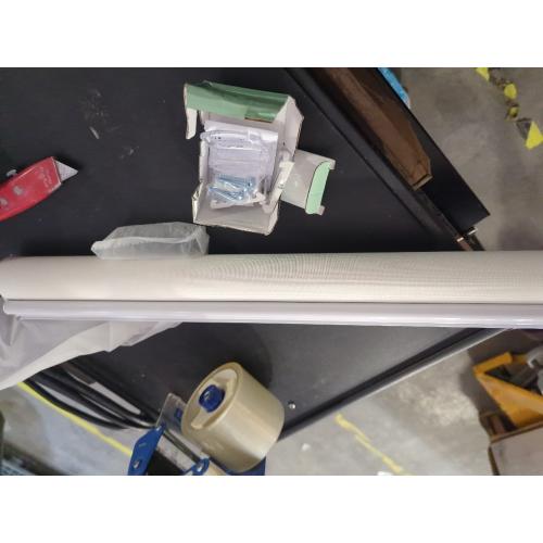 Changshade Custom Size Cordless Roller Shades, Blackout Roller Window Blinds with Thermal Insulated for Office, Living Room, Bedroom, Kitchen, Easy Installation,White