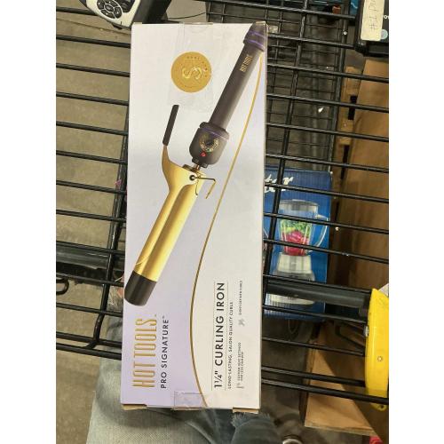 Hot Tools 1 1/4 Curling Iron for Beginners | Long-Lasting Results, Defined Curls and Easy to Use with Temperature Control for All Hair Types up to 430℉