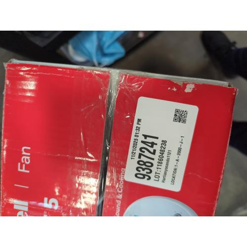 Honeywell QuietSet Whole Room Oscillating Tower Fan with Remote, White, HYF260