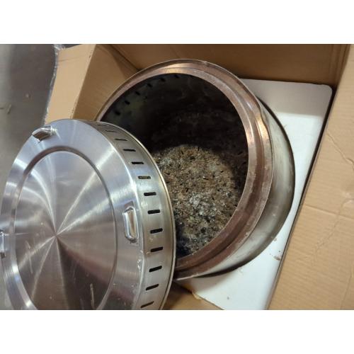 19.5 inch Smokeless Fire Pit with Carry Bag, Stainless Steel Outdoor Smokeless Firepit, Wood Burning Fire Pits for Camping, Bonfire,Low Smoke Firepit for Outside(Silver)