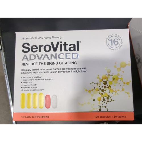 SeroVital Advanced Dietary Supplement 120 Capsules   60 Tablets
