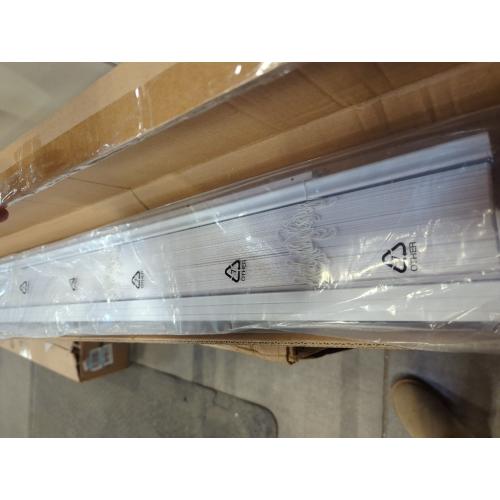 LOTUS & WINDOWARE Cordless 1 Aluminum Mini Blind 46 Wide x 60 Long, White, Room Darkening Metal Indoor Window Blinds for Home and Office