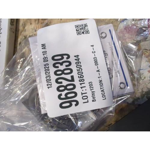 Pack of 21.  ..Ivilon Drapery Curtain Clip Rings - Clips Ring for Curtain Panels 1.7,  Brushed Nickel