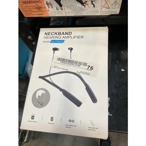 Rechargeable Hearing Aids,Neckband Hearing Amplifier for Seniors and Adults Working Time Up to 80 Hours