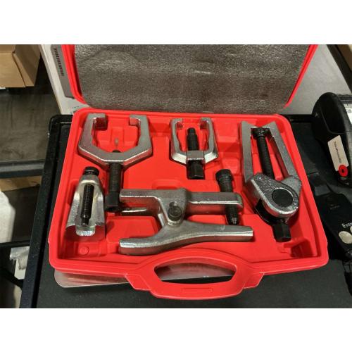 5pcs Front End Service Tool 5-in-1 Ball Joint Separator, Pitman Arm Puller, Tie Rod Set for Service, Splitter Removal Kit