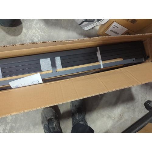 Color Black Size Full double 5 Inch Metal Box Spring, Basics Mattress Foundation, Heavy Duty Steel Slat Bed Frame, Easy Assembly, Full double size