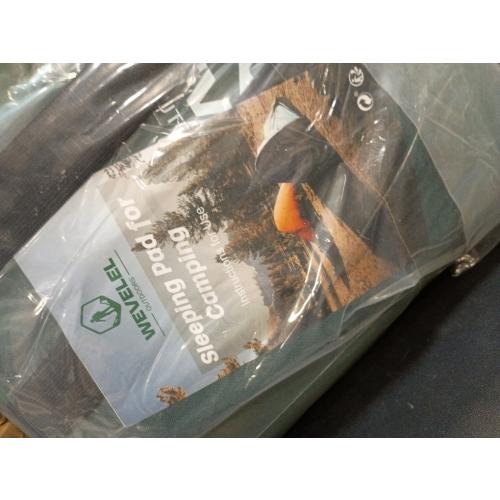 Memory Sleeping Pad, 3.1 Ultra-Thick Foam Sleeping Mats for Camping, Easy Inflate&Deflate,9.5 R-Value Insulated Camping Mattress Pad with Pillow, for Car Travel Tent