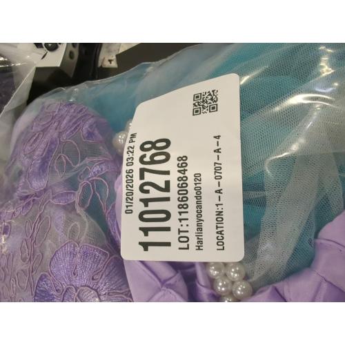 7-8 Years CinheyU Girls Halloween Costume Mermaid Princess Fancy Cosplay Dress Christmas Birthday Party Pageant Tulle Ball Gown