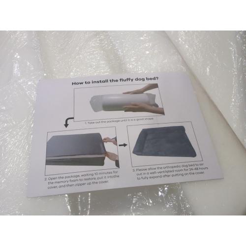 Size Large Color Grey Orthopedic Dog Bed - Waterproof for Large Dogs, Flannel Bolster Couch With Egg Crate Foam, Removable Washable Cover & Nonskid Bottom,