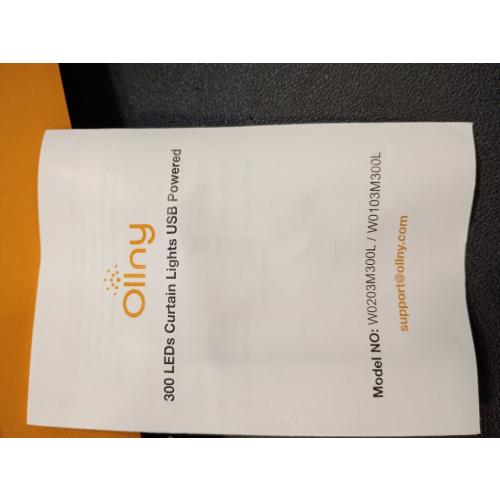 Ollny Curtain Lights 6.6x6.6ft, 200 LED String Lights with Remote 8 Modes Dimmable Timer, USB Power Fairy Light for Bedroom Backdrop Indoor Wall Window Christmas Decorations, Warm White