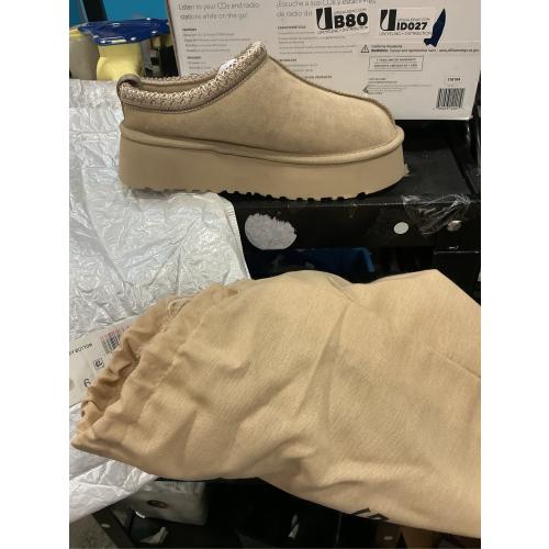 Ugg Womens Classic Clear Mini Waterproof Faux Fur Winter Boots