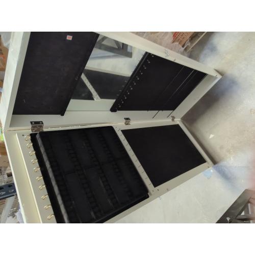 Jewelry Mirror Wall Mount Over The Door Cabinet Storage Organizer Lockable Full Length Door Mirror(White)