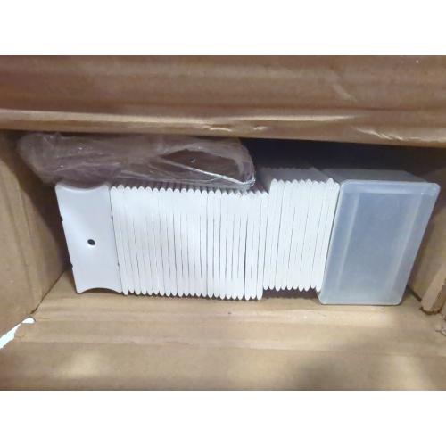 Size 34x60 Color White Lotus & Windoware Cordless 2 Faux Wood Room Darkening Horizontal Blind, 34 W x 60 L, Bright White, Embossed