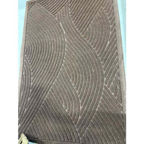 Sturdy Front Door Mat, Absorbent Muddy Dirt Resist Welcome Door Mats Outdoor Indoor, Stain and Fade Resistant, Non-Slip Backing Entry Mat Low Profile Doormat for Entryway, Coffee