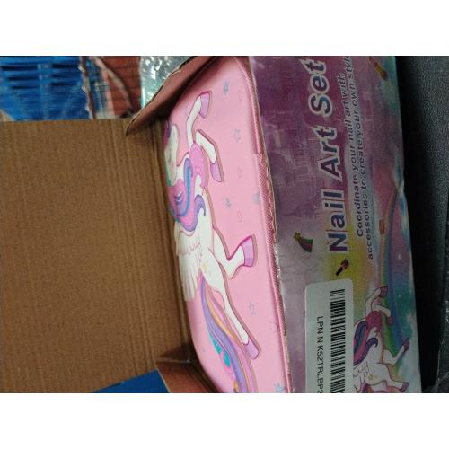 Kids Nail Polish Set for Girls Toys, Washable Quick-Dry Toddler Nail Art Kit with Air Cooling Dryer and Cosmetic Case, Christmas or Birthday Gifts for Girls Ages 3 4 5 6 7 9 10 11 12-Pink