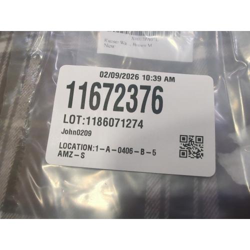 Size medium Kuoser Waterproof Dog Coat, Reversible Dog Jacket for Medium Dogs, Adjustable Durable Doggie Winter Coat Warm Puppy Cold Weather Apparel from Small to Large Breed, Brown M