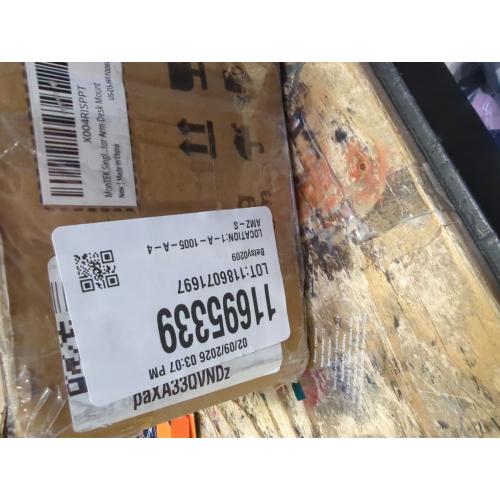 monTEK Single Monitor Stand for 17-32 inches Screen, Fully Adjustable Monitor Arm Desk Mount up to 22lbs Capacity, Computer Mount with C Clamp and Grommet Base, Max VESA 100x100mm