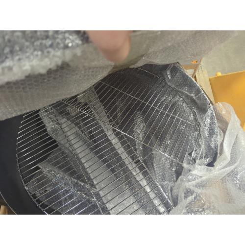 DENKOE Size  32 Inch Round Fire Pit Table with Fire Pit Grill, Extra Thick, Heavy Duty Fire Bowl, Deep Outdoor Firepit, Wood Burning Firepits for Outside Patio, Backyard Fire Pits, Large BBQ Pit