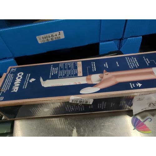 Conair Double Ceramic Curling Iron, 1.5-inch, Rose Gold, CD703GN