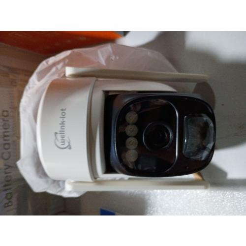 4G LTE Solar Cellular Security Camera, U.S. Local SIM&SD Card Included, No WiFi Needed, 2K Live Video, 360° Full View, Color Night Vision, PIR Motion Sensor, Flashlight&Siren Alerts