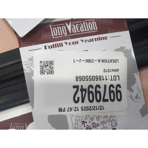 Set of 5 Color rose  Hardside Large Checked Luggage, Hardshell Suitcase With Wheels, Expandable For Up to 15% More Space, With Scratch-Resistant Surface, Four Multi-directional Wheels, Rose Gold