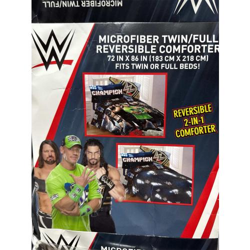 Microfiber Twin/Full Reversible Comforter 72in X 86in