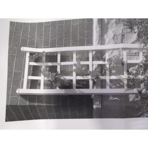 White Vinyl PVC Elmwood Trellis