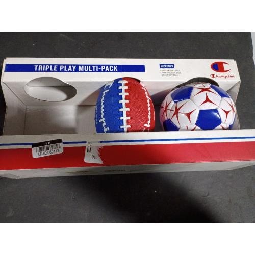 Champion Inflatable Sports Ball Sets - 3pk (missing 1)