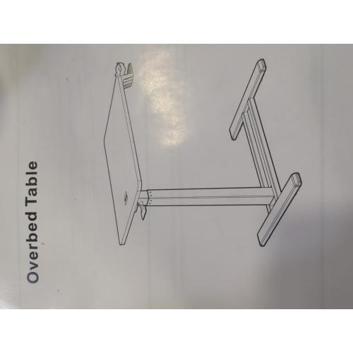 27.6 W x 15.7 D, White FLEXISPOT H7 Adjustable Overbed Bedside Table with Wheels Pneumatic Mobile Standing Desk Laptop Desk Rolling Computer Cart Movable Overbed Table Hospital Home Use(27.6 W x 15.7 D, White)