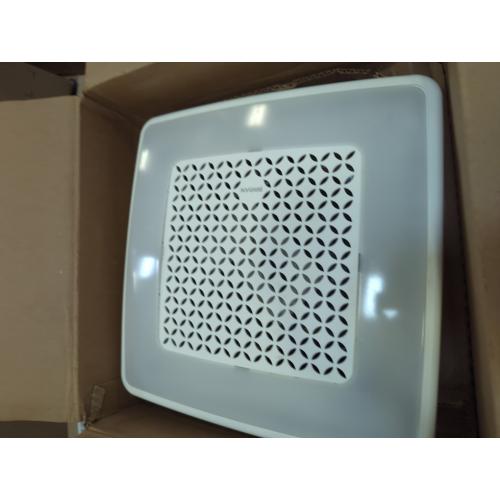 Broan-NuTone AER110RGBL ChromaComfort 110 CFM Ventilation Fan with 24 Color Selectable LED, 1.5 Sones, ENERGY STAR Certified, White