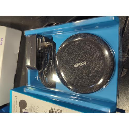 Anker PowerWave II 15W Qi Wireless Charging Pad (w/ Wall Charger) - Black