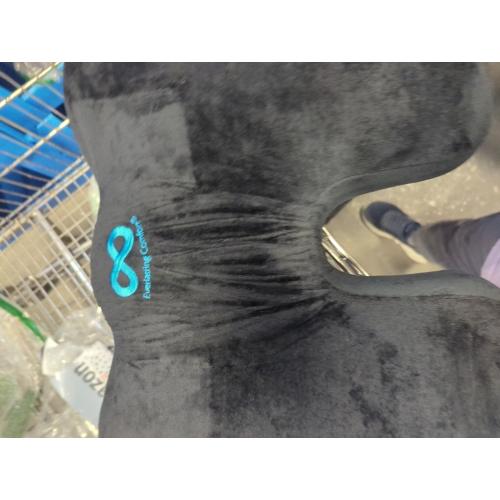 Everlasting Comfort Car Seat Cushion for Driving - Wedge Car Cushion for Office, Travel, Gaming Chair Memory Foam Driver Booster for Short People, Non-Slip, Washable Cover, Back & Sciatica Relief