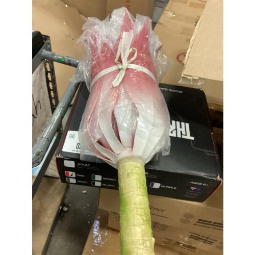 Velener Fake Agave Plant Outdoor, Artificial Plants Large Size for Indoor Decor, Faux Plant Dual Agave (22 inch,Red/White)-No Pot