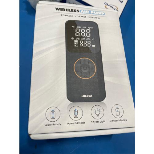 Tire Inflator Portable Air Compressor-Air Pump 20000mAh & 150PSI Cordless Electric for Car, Motorcycle, Bike, Ball, with Tire Gauge Pressure, Dual-Use Type (Black)