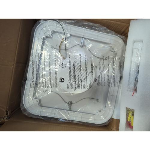 WHITE Fitop Bathroom Exhaust Fan with Light, 110 CFM 43W Ceiling Mount Shower Ventilation Exhaust with Light, 1.0 Sones Bathroom Vent with Light, Bathroom Fan 1200LM LED Light 3000K/4000K/5000K