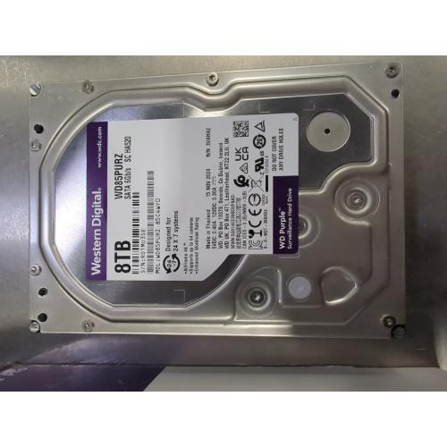 Western Digital 8TB WD Purple Surveillance Internal Hard Drive HDD - SATA 6 Gb/s, 256 MB Cache, 3.5 - WD85PURZ