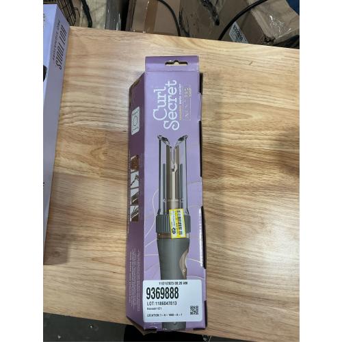 INFINITI PRO CONAIR Curl Secret Automatic Curling Iron, ¾-inch Curling Iron Barrel, Automatic Hair Curler for All Hair Types and Lengths, Dual Voltage for Worldwide Travel, Gray/Gold