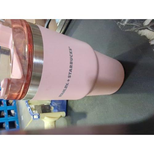 Stanley Quencher H2.0 Tumbler with Straw 20 oz | Flowstate 3-Position Lid | Cup Holder Compatible for Travel | Insulated Stainless Steel Cup | BPA-Free | Rose Quartz 2.0