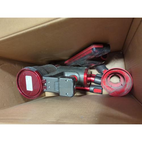 Red elezon A200 Cordless Vacuum Cleaner with 18000Pa Powerful Suction, 38 Min Runtime, 2200mAh Battery, HEPA Filter, Portable Stick Vacuum for Hardwood Floor, Lightweight Handheld for Home, Pet Hair, Car