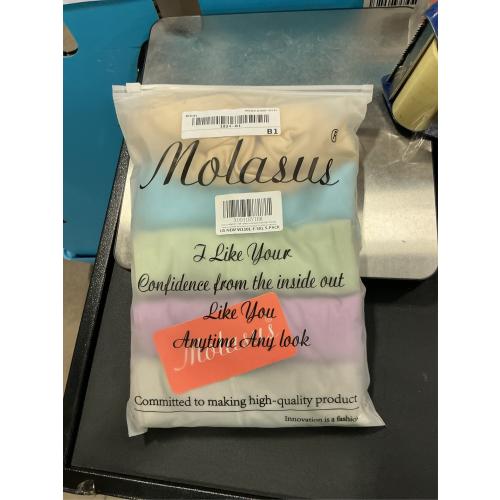 5XL Molasus Women's Cotton Underwear High Waisted Full Coverage Ladies Panties (Regular & Plus Size)