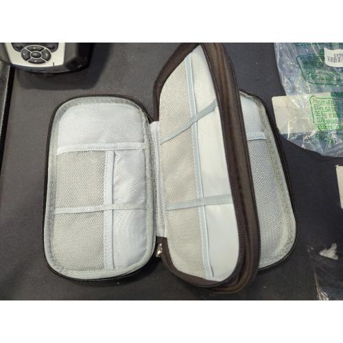 Coffee FYY Electronic Organizer, Large Travel Cable Organizer Bag Pouch Electronic Accessories Carry Case Portable Waterproof Double Layers All-in-One Storage Bag for Cable, Cord, Charger, Phone, Coffee